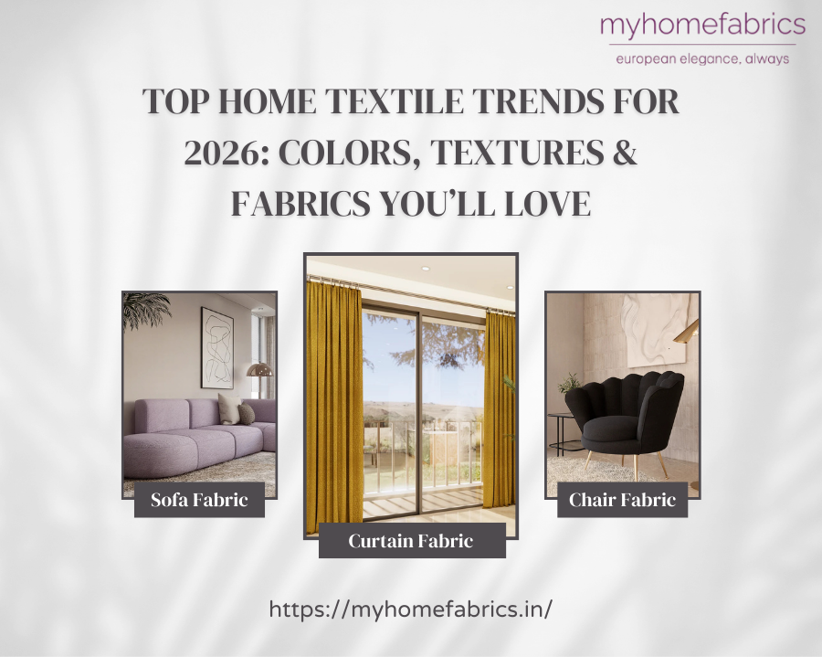 Top Home Textile Trends for 2026: Colors, Textures & Fabrics You’ll Love