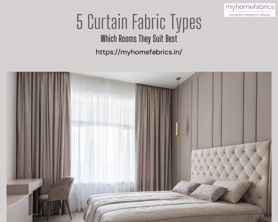 5 Curtain Fabric Types and Which Rooms They Would Suit Best