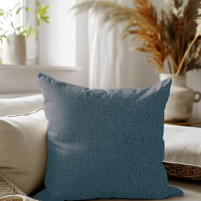 Seafoam Green Colour Textured Suede Readymade cushion cover