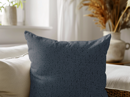 Blue Green Colour Textured Suede Readymade cushion cover