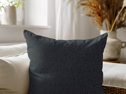 Medium Grey Colour Textured Suede Readymade cushion cover