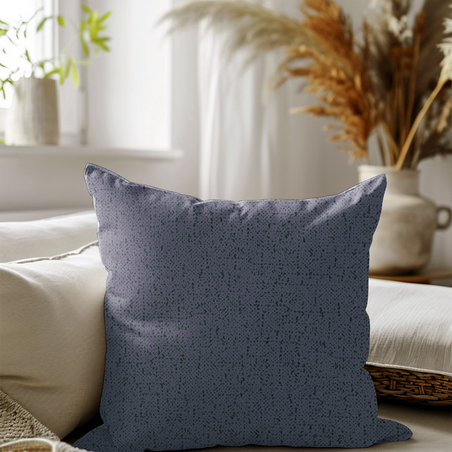 Stone Grey Colour Textured Suede Readymade cushion cover
