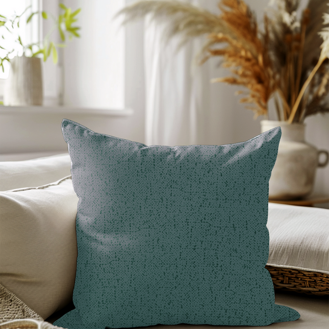 Olive Green Colour Textured Suede Readymade cushion cover
