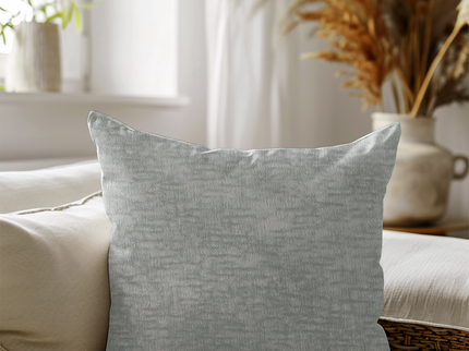 Light Beige Taupe Colour Textured Velvet Flock readymade cushion cover