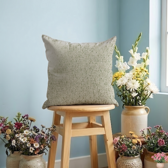 Brass Colour Textured Suede Readymade cushion cover