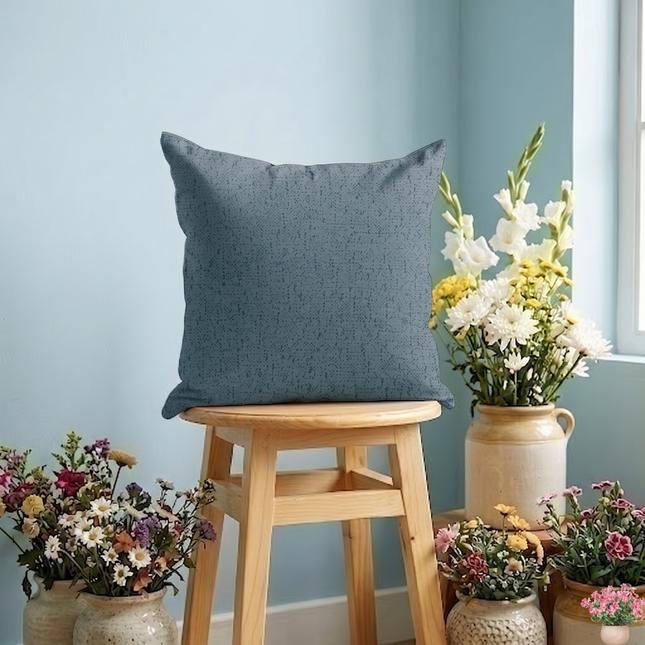 Seafoam Green Colour Textured Suede Readymade cushion cover