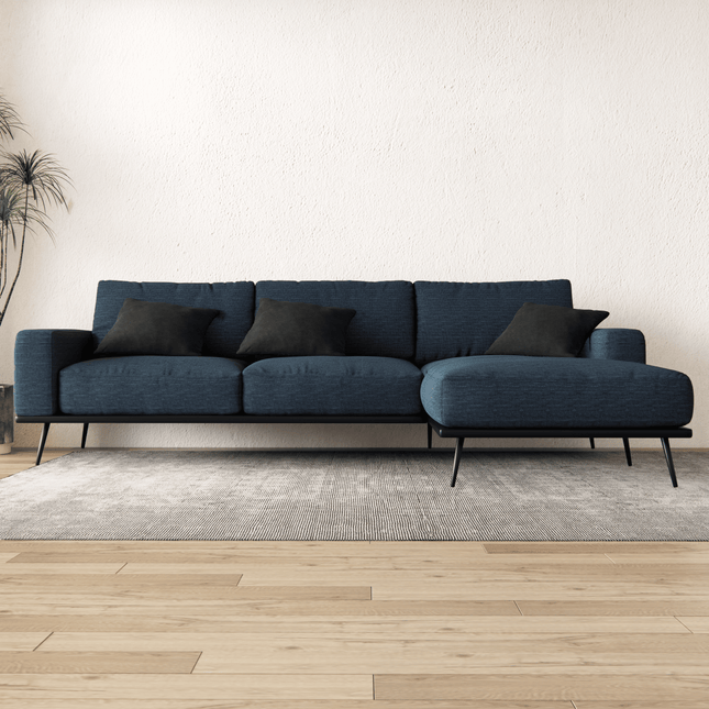 Greyish Blue Colour Textured Water Repellent Woven Sofa and Chair Fabric