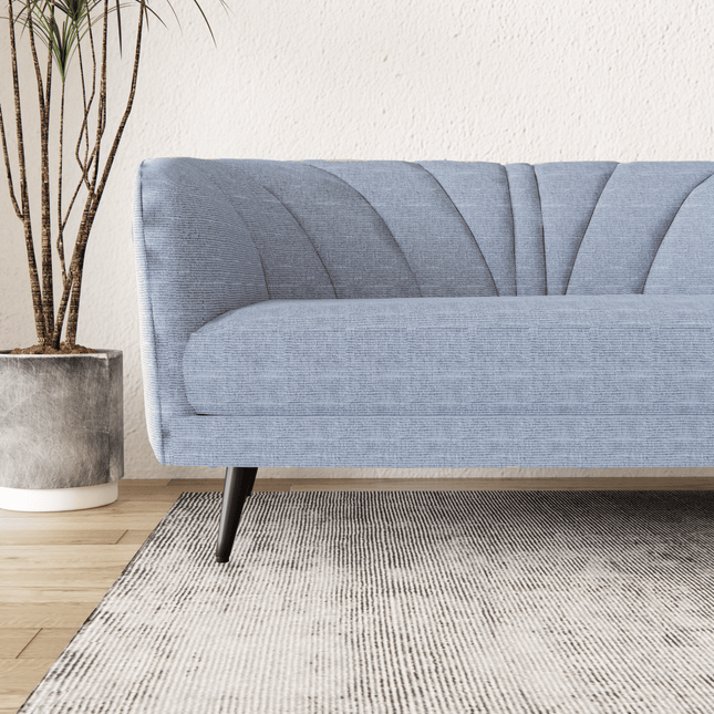 Light Grey Colour Textured Water Repellent Woven Sofa and Chair Fabric