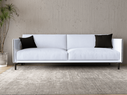 Ivory Cream Colour Textured Water Repellent Woven Sofa and Chair Fabric