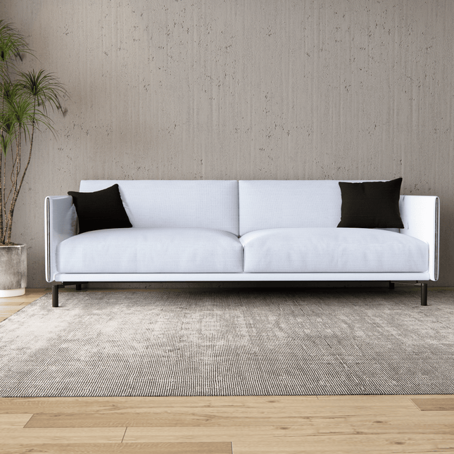 Ivory Cream Colour Textured Water Repellent Woven Sofa and Chair Fabric