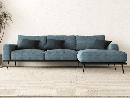 Sea Green Colour Textured Water Repellent Woven Sofa and Chair Fabric