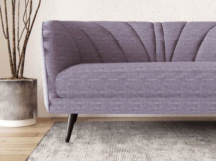 Mauve Colour Textured Water Repellent Woven Sofa and Chair Fabric