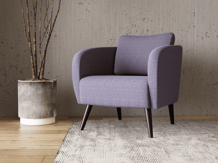 Mauve Colour Textured Water Repellent Woven Sofa and Chair Fabric
