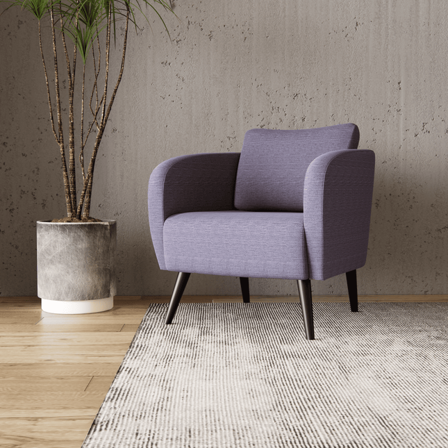 Mauve Colour Textured Water Repellent Woven Sofa and Chair Fabric
