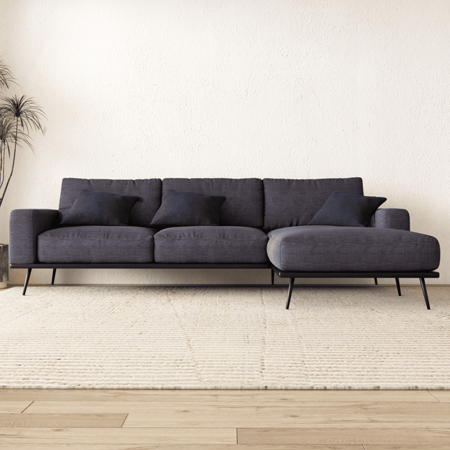 Greyish brown Colour Textured Water Repellent Woven Sofa and Chair Fabric