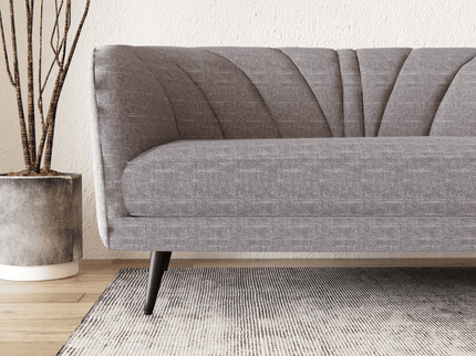 Beige Colour Textured Water Repellent Woven Sofa and Chair Fabric