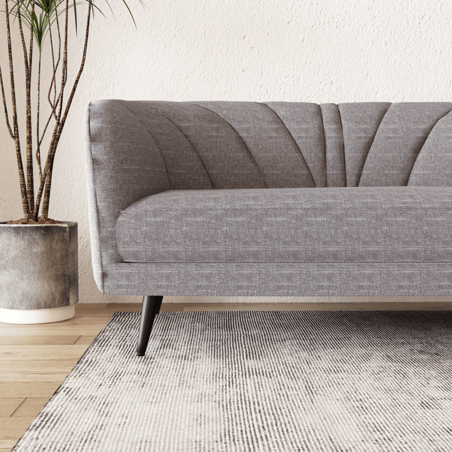 Beige Colour Textured Water Repellent Woven Sofa and Chair Fabric