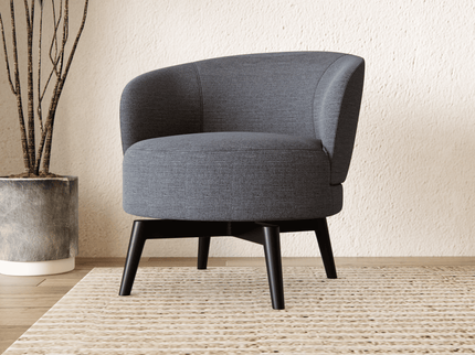 Medium Grey Colour Textured Water Repellent Woven Sofa and Chair Fabric