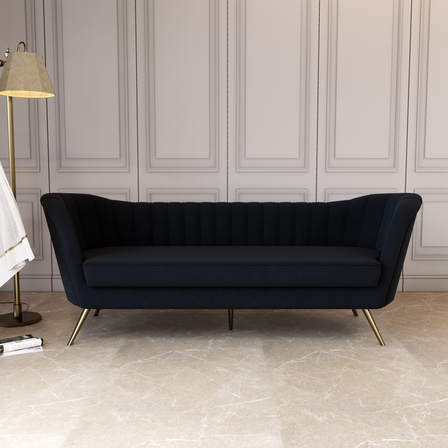 Charcoal Black Colour Textued Velvet Flock Easy Clean Sofa, Chair and Curtain Fabric