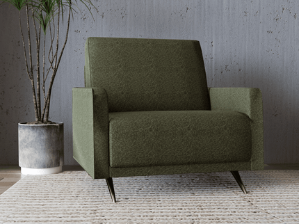 Olive Green Colour Textured Velvet Flock Easy Clean Sofa, Chair and Curtain Fabric