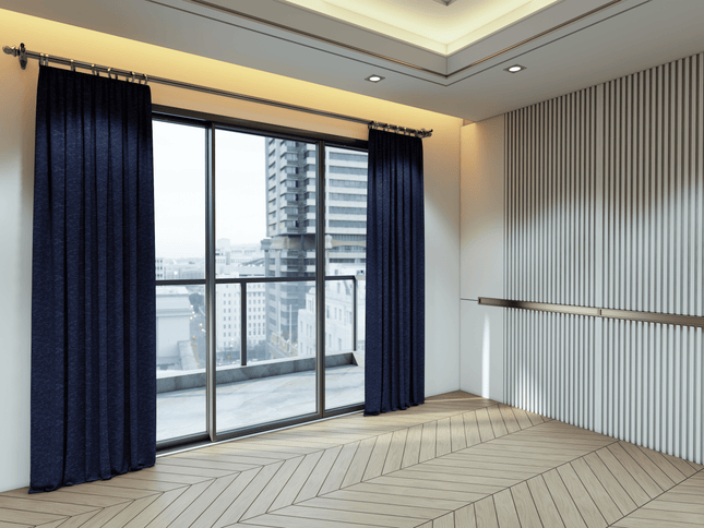 Dark Blue Colour Textured Velvet Flock Easy Clean Sofa, Chair and Curtain Fabric