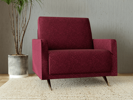 Wine Colour Textured Velvet Flock Easy Clean Sofa, Chair and Curtain Fabric