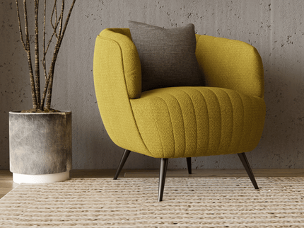 Greenish Yellow Colour Textured Velvet Flock Easy Clean Sofa, Chair and Curtain Fabric