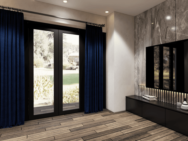 Dark Blue Colour Textured Velvet Flock Easy Clean Sofa, Chair and Curtain Fabric