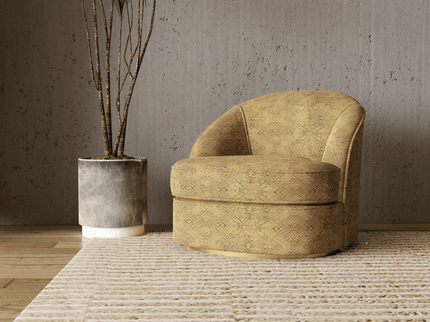 Yellow Colour Geometric Pattern Suede Sofa, Chair and Curtain Fabric