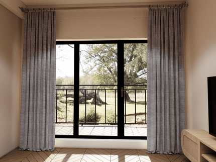 Beige Taupe Colour Geometric Pattern Suede Sofa, Chair and Curtain Fabric