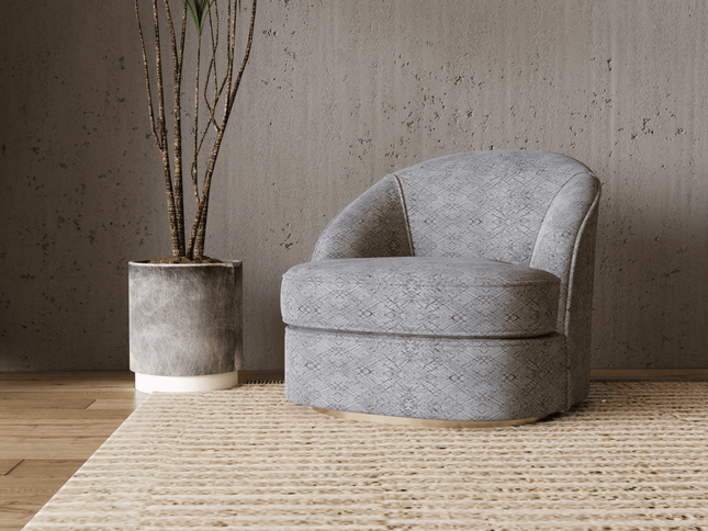 Beige Grey Colour Geometric Pattern Suede Sofa, Chair and Curtain Fabric