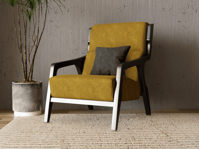 Mustard Yellow Colour Textured Velvet Flock Easy Clean Sofa, Chair and Curtain Fabric
