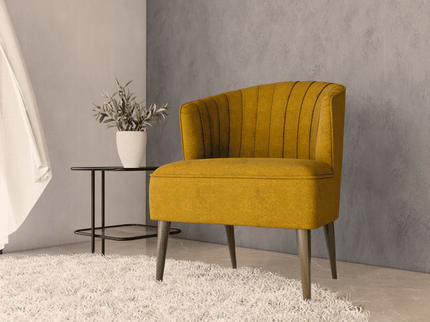 Dark Yellow Colour Textured Velvet Flock Easy Clean Sofa, Chair and Curtain Fabric