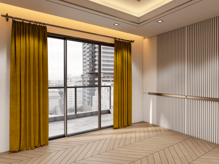 Dark Yellow Colour Textured Velvet Flock Easy Clean Sofa, Chair and Curtain Fabric