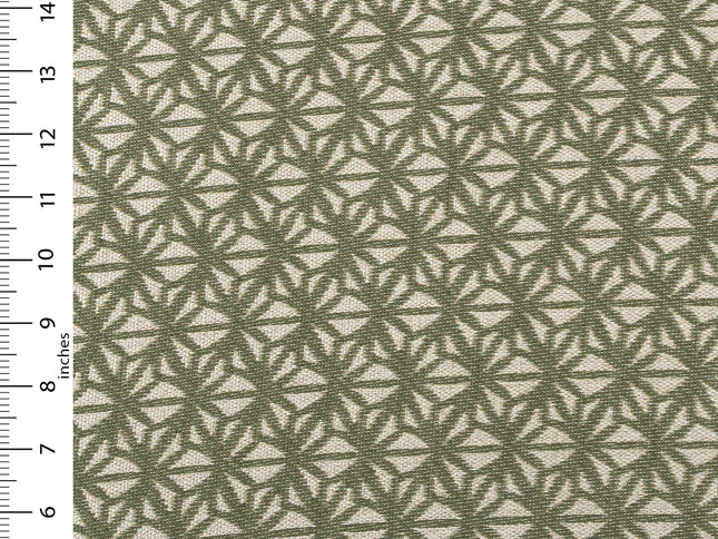 Olive green colour geometric floral pattern velvet flock Easy Clean sofa, chair and curtain fabrics (Dual side)