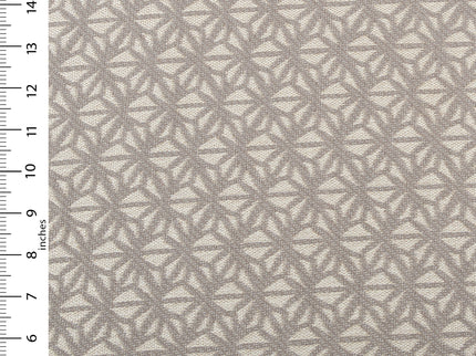 Taupe colour geometric floral pattern velvet flock Easy Clean sofa, chair and curtain fabrics (Dual side)