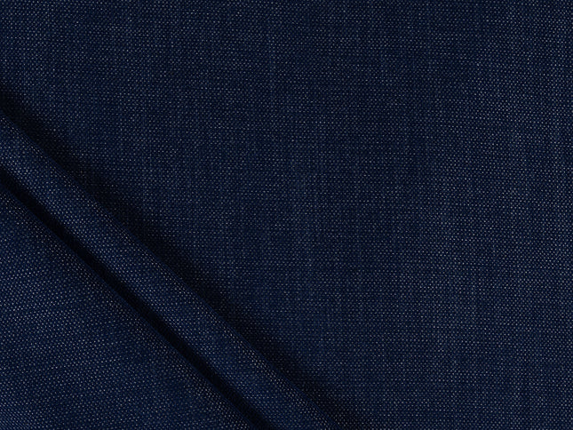 Royal blue colour textured plain velvet flock Easy Clean sofa, chair and curtain fabrics (Dual side)