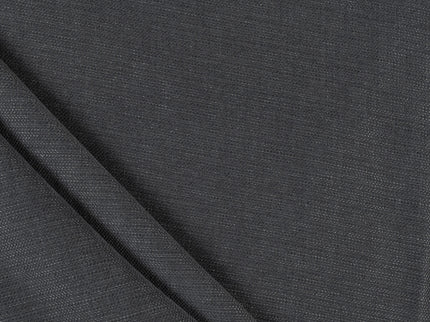 Charcoal grey colour textured plain velvet flock Easy Clean sofa, chair and curtain fabrics (Dual side)