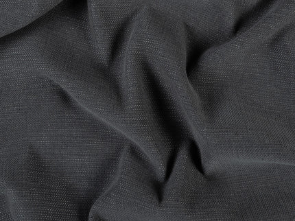 Charcoal grey colour textured plain velvet flock Easy Clean sofa, chair and curtain fabrics (Dual side)
