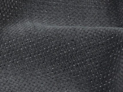 Charcoal grey colour textured plain velvet flock readymade curtain