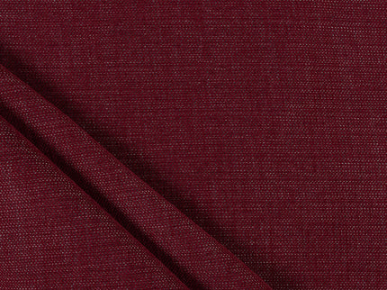 Wine colour textured plain velvet flock Easy Clean sofa, chair and curtain fabrics (Dual side)