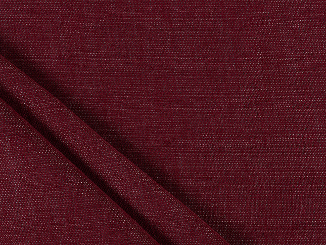 Wine colour textured plain velvet flock Easy Clean sofa, chair and curtain fabrics (Dual side)