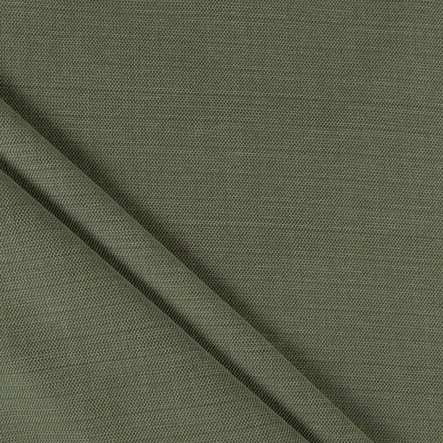 Olive green colour textured plain velvet flock Easy Clean sofa, chair and curtain fabrics (Dual side)