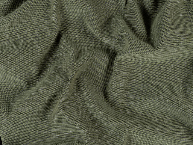 Olive green colour textured plain velvet flock Easy Clean sofa, chair and curtain fabrics (Dual side)