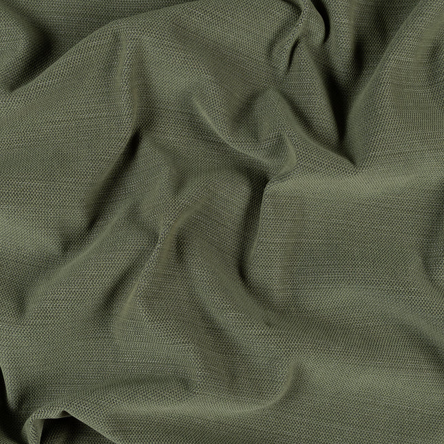 Olive green colour textured plain velvet flock Easy Clean sofa, chair and curtain fabrics (Dual side)