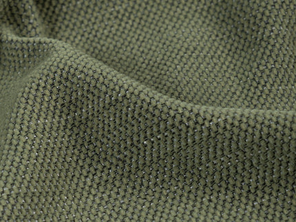 Olive green colour textured plain velvet flock readymade curtain