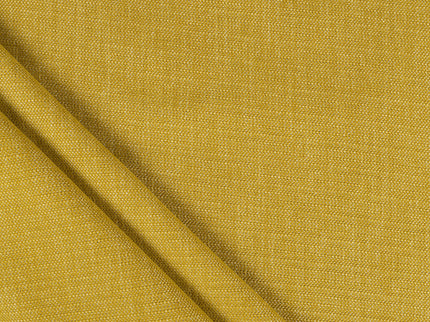 Mustard colour textured plain velvet flock Easy Clean sofa, chair and curtain fabrics (Dual side)