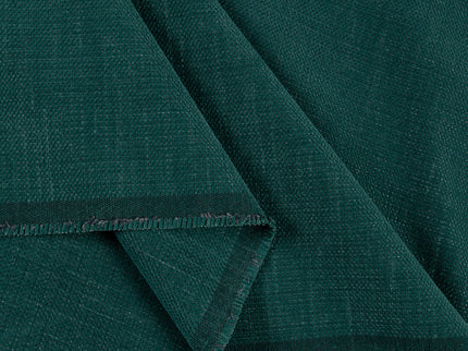 Teal green colour textured plain velvet flock Easy Clean sofa, chair and curtain fabrics (Dual side)