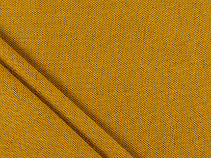 Mustard colour textured plain velvet flock Easy Clean sofa, chair and curtain fabrics (Dual side)