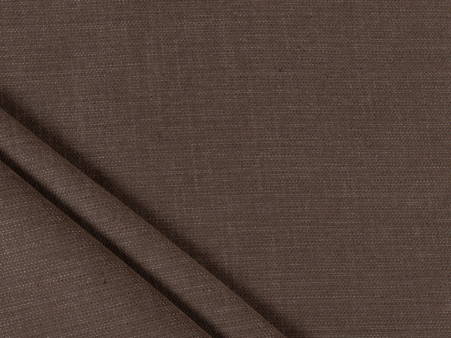 Dark brown colour textured plain velvet flock Easy Clean sofa, chair and curtain fabrics (Dual side)